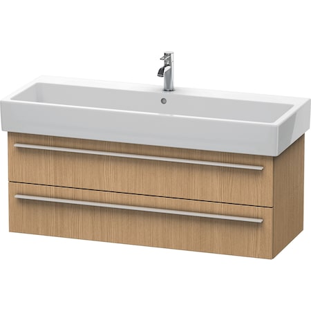 Xl Vanity Unit #045412 Brush Oak 448X1150X443mm Wall-Mounted